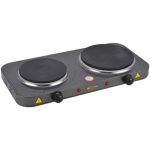 Ηλεκτρική εστία διπλή ανθρακί 2500W Ankor 818587