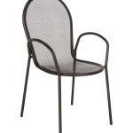 Πολυθρόνα Εξωτερικού Χώρου Μεταλλική Viola Καφέ 54x65x89εκ Homeplus 01.02.0658