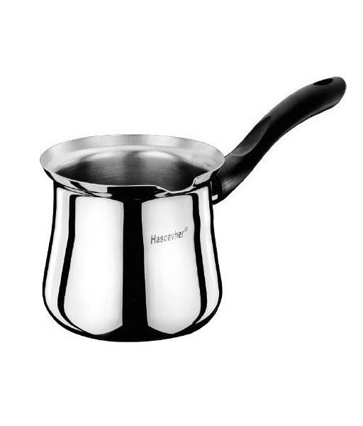 Μπρίκι Classic 250ml από Ανοξείδωτο Ατσάλι σε Ασημί Χρώμα Homeplus 07.08.0033