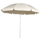 Ομπρέλα Θαλάσσης Σπαστή 2m Μεταλλική με Αδιάβροχο Ύφασμα Εκρού Homeplus 01.02.0331