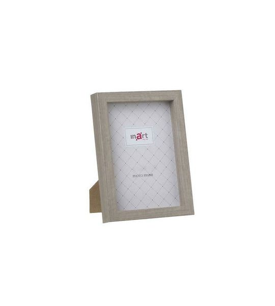 Κορνίζα Πλαστική 13x18cm Μπεζ Inart 3-30-524-0021