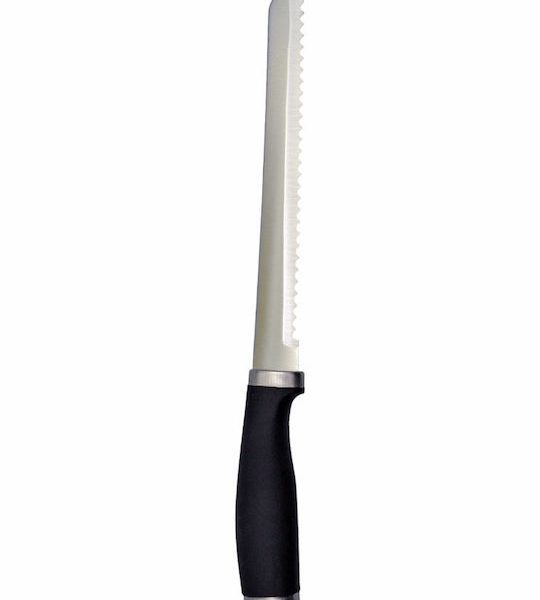 Μαχαίρι Ψωμιού Με Inox Λεπίδα Και Μαύρη Λαβή 32.2cm Ankor 835911