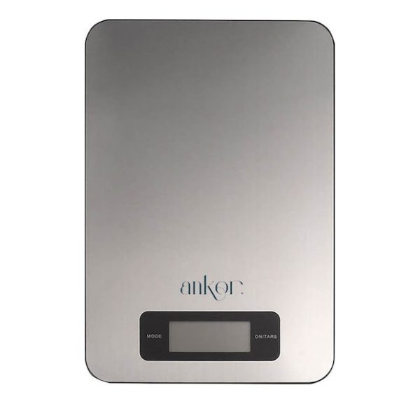 Ζυγαριά Κουζίνας Ηλεκτρονική Ασημί 5kg Ankor 826797