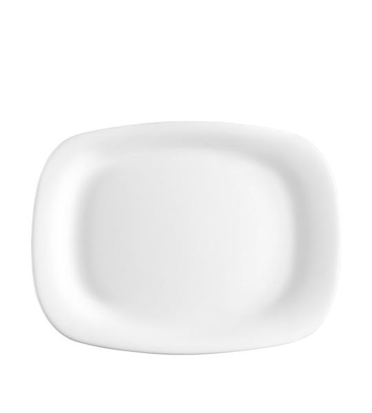 Πιατέλα Σερβιρίσματος Ορθογώνια Λευκή Grangusto 34x24εκ Parma 00.52371