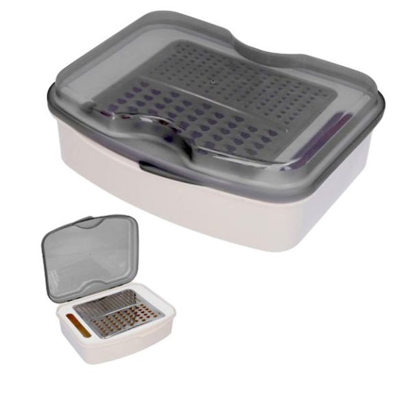 Δοχείο Τροφίμων & Τρίφτης - Food save & Grater Sidirela E-2158