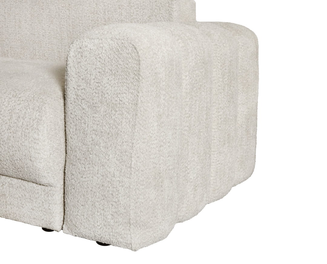 Noel-detalji-Bez-3 Γωνιακός Καναπές Αμφίδρομος με Κρεβάτι και Αποθηκευτικό Χώρο Noel Μπεζ 296x170x97 Matis MM3041603 - Image 8