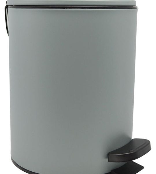 Καλαθάκι Μπάνιου Inox Soft Close 5lt Μέντα Ankor 833863