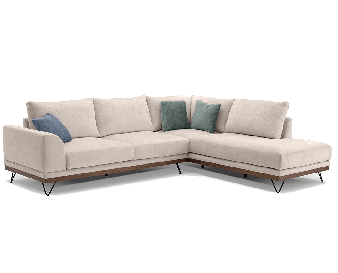 vm-rene-atypo-aristero Γωνιακός Καναπές Αριστερή Γωνία VM- RENE με Ξύλινη Μπάζα Αποσπώμενα - Πλενόμενα Καλύμματα Έδρας και Πλάτης με Ύφασμα perfect 02 Μπεζ 290x240x98 Matis VMRENEIL1 - Image 1