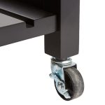 Τρόλεϊ-Ραφιέρα Claude pakoworld mdf μαύρο - φυσικό  58x48x87.5εκ - Image 3