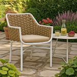 Πολυθρόνα Ortegia pakoworld αλουμίνιο με λευκό σκελετό- χακί σχοινί 57x62x82εκ - Image 3