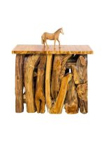 Κονσόλα από Μασίφ Ξύλο Teak Φυσικό Μ100xΠ35xΥ75εκ ΤΕΛΕΥΤΑΙΟ ΤΕΜΑΧΙΟ! - Image 3