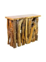 Κονσόλα από Μασίφ Ξύλο Teak Φυσικό Μ100xΠ35xΥ75εκ ΤΕΛΕΥΤΑΙΟ ΤΕΜΑΧΙΟ!