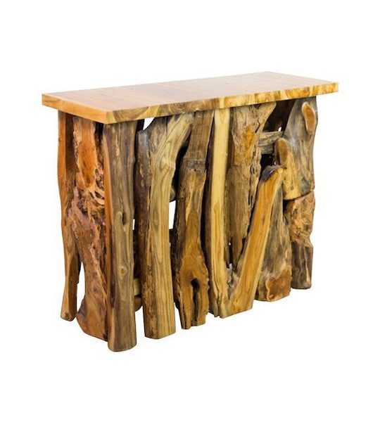 Κονσόλα από Μασίφ Ξύλο Teak Φυσικό Μ100xΠ35xΥ75εκ ΤΕΛΕΥΤΑΙΟ ΤΕΜΑΧΙΟ!