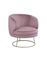 Πολυθρόνα Arien από Βελούδο Σάπιο Μήλο με Χρυσή Βάση 80x75x82Υεκ ΤΕΛΕΥΤΑΙΟ ΤΕΜΑΧΙΟ!