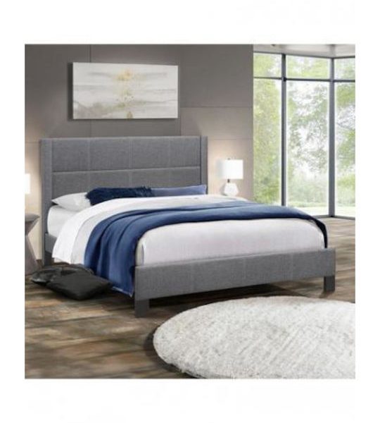Κρεβάτι Trillop για Στρώμα 160x200εκ Γκρί Ύφασμα ΤΕΛΕΥΤΑΙΟ ΤΕΜΑΧΙΟ!