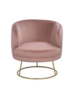 Πολυθρόνα Arien από Βελούδο Σάπιο Μήλο με Χρυσή Βάση 80x75x82Υεκ ΤΕΛΕΥΤΑΙΟ ΤΕΜΑΧΙΟ! - Image 2